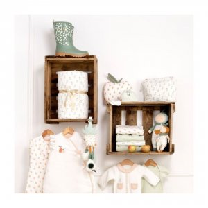 Coussin décoratif pomme botanica Sauthon baby deco