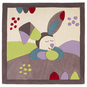Tapis de chambre bébé 110x110cm tinoo