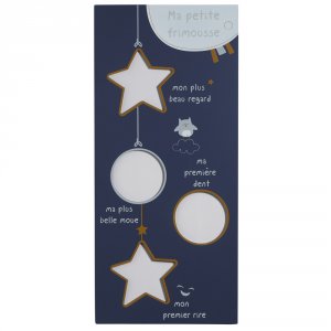 Pêle-mêle photo bébé ma première année merlin Sauthon baby deco