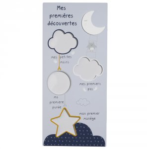 Pêle-mêle photo bébé ma première année merlin Sauthon baby deco