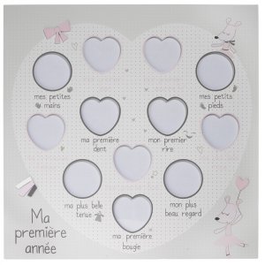 Pêle-mêle photo ma première année lilibelle Sauthon baby deco