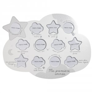 Pêle-mêle photo ma première année céleste Sauthon baby deco