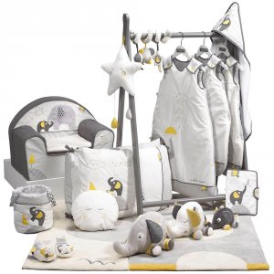 Rideau enfant babyfan Sauthon baby deco
