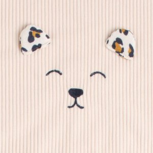 Couverture bébé 75 x 100 cm léopard velours Sauthon baby deco