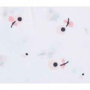 2 draps housse en lange et coton bio pour 60x120 et 70x140 miss fleur de lune Sauthon baby deco
