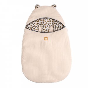 Nid d'ange nomade 0-3 mois léopard rose Sauthon baby deco
