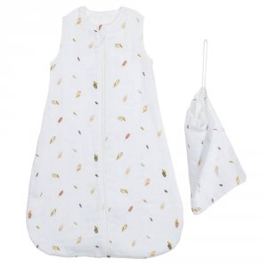 Gigoteuse en lange et coton bio 70cm timouki Sauthon baby deco