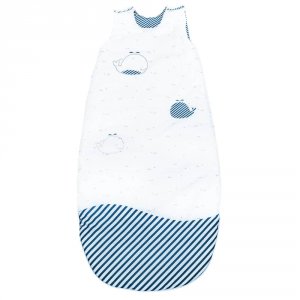 Gigoteuse ouatinée 6-24 mois blue baleine Sauthon baby deco