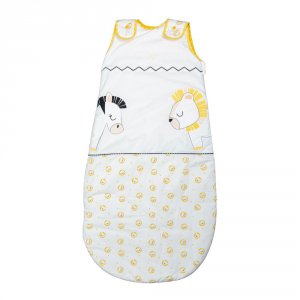 Gigoteuse ouatinée 6-24 mois pluche et pompon Sauthon baby deco