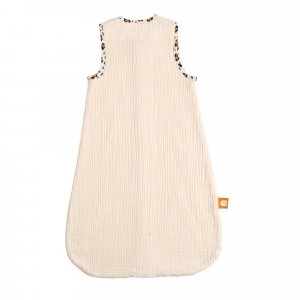 Gigoteuse bébé été en gaze de coton détails léopard 0-6 mois Sauthon baby deco