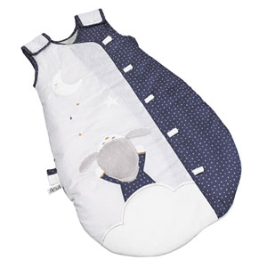 Gigoteuse ouatinée 0-4 mois merlin Sauthon baby deco