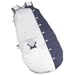 Gigoteuse ouatinée 4-24 mois merlin Sauthon baby deco