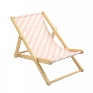 Transat de plage rose Sauthon baby deco