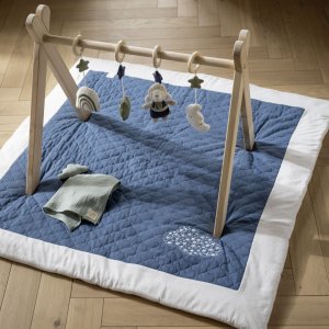 Grand tapis de parc petit nuage Sauthon baby deco
