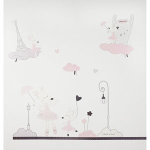 Stickers chambre bébé lilibelle Sauthon baby deco