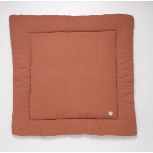 Tapis de parc et arche d'éveil avec jouets uni terracotta Sauthon baby deco