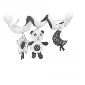 Jouet de lit bébé spirale panda chao chao Sauthon baby deco