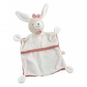 Doudou mouchoir plat petit coeur Sauthon baby deco