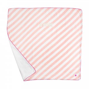 Drap de plage rose Sauthon baby deco
