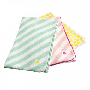 Drap de plage rose Sauthon baby deco