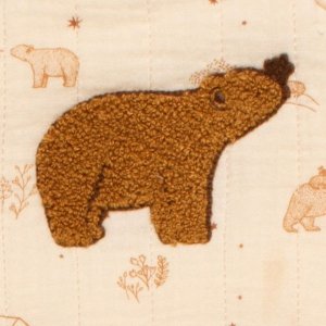 Cape de bain et gant de toilette orsino Sauthon baby deco