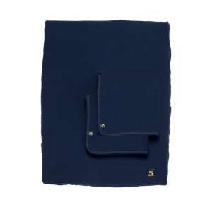 Housse de matelas à langer et 2 linges baby sailor Sauthon baby deco