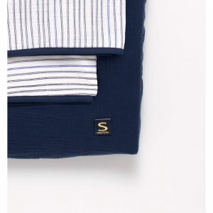 Housse de matelas à langer et 2 linges baby sailor Sauthon baby deco