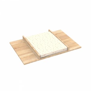 Grand plan à langer joues bois seventies Sauthon meubles