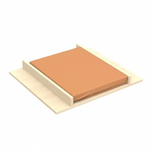 Plan à langer dessus intégral nature Sauthon meubles