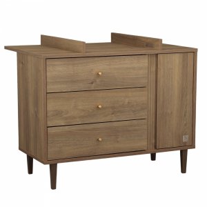 Plan à langer dessus intégrale pour commode mokka Sauthon meubles