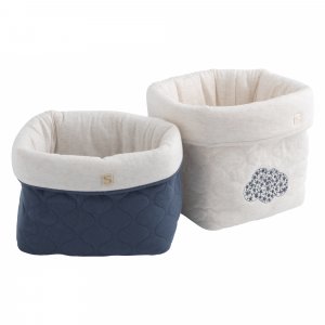 Lot de 2 panières petit nuage Sauthon baby deco