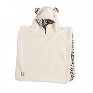 Poncho de bain léopard Sauthon baby deco