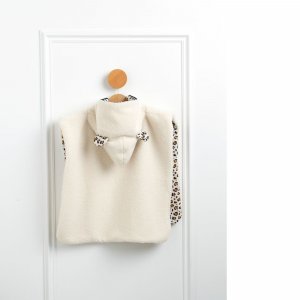 Poncho de bain léopard Sauthon baby deco