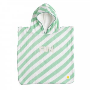 Poncho de bain vert Sauthon baby deco