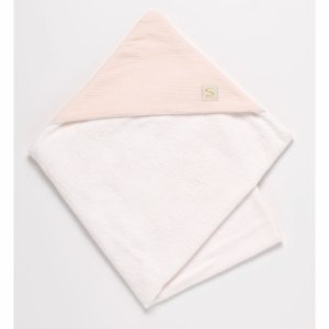 Cape de bain uni pétale Sauthon baby deco