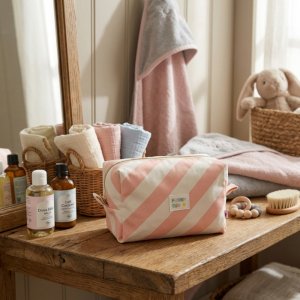 Trousse de toilette rose Sauthon baby deco