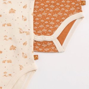 Lot de 3 bodies manches courtes 3 mois orsino Sauthon baby deco