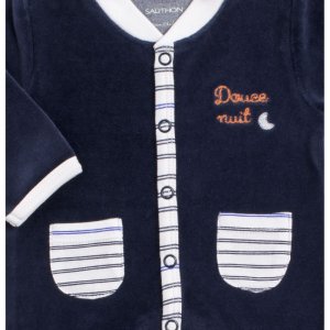 Pyjama bébé bleu 1 mois baby sailor Sauthon baby deco