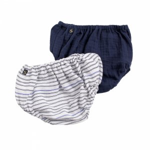 Lot de 2 bloomers 3/6 mois baby sailor Sauthon baby deco