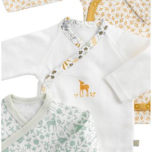 Lot de 3 bodies 1 mois promenons nous Sauthon baby deco