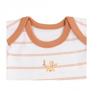 Lot de 3 bodies 6 mois manches courtes sunlight Sauthon baby deco