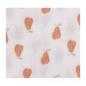 Lot de 3 langes coton bio 70 x 70 botanica Sauthon baby deco