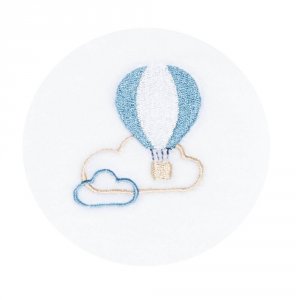 Pyjama bébé velours montgolfière lazare naissance Sauthon baby deco