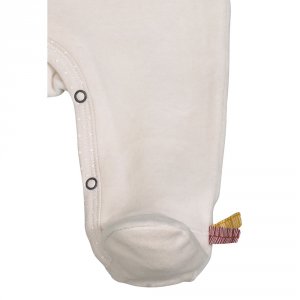 Pyjama bébé velours beige naissance timouki Sauthon baby deco