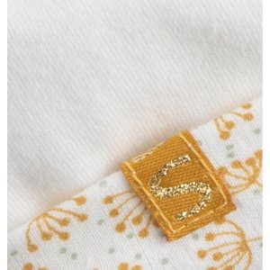 Bonnet bébé naissance jaune topaze promenons nous Sauthon baby deco