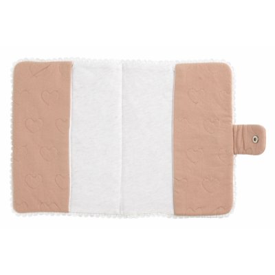 Protège carnet de santé bébé petit coeur