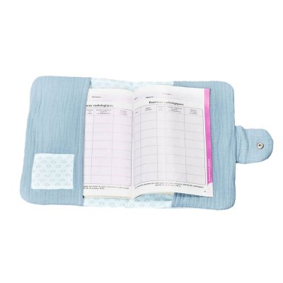 Protège carnet de santé lily mint