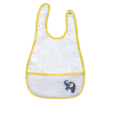 Bavoir plastifié babyfan jaune