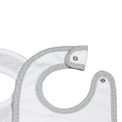 Lot de 2 bavoirs céleste