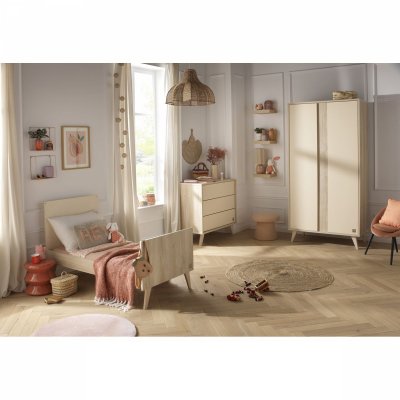 Chambre bébé duo lit + commode melinee